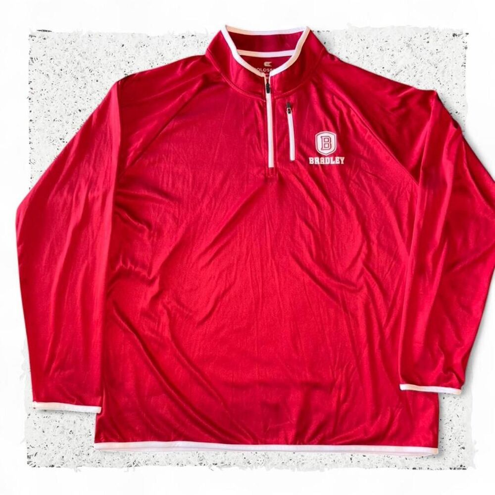 Bradley Men's Red Sweatshirt